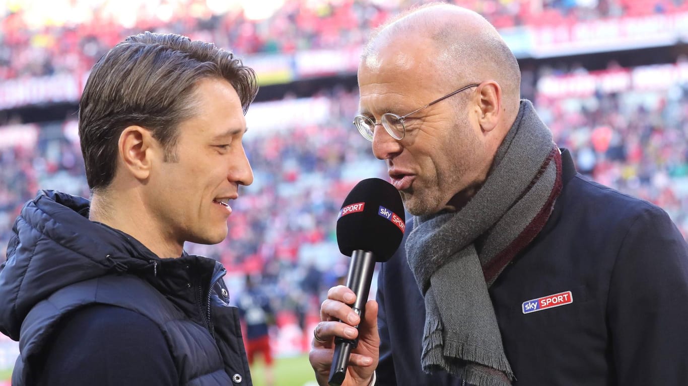 Sky-Reporter Patrick Wasserzieher interviewt Bayern-Coach Niko Kovac: Zum dramatischen Bundesliga-Finale bekommen die Münchner gemeinsam mit dem BVB eine eigene Konferenz.