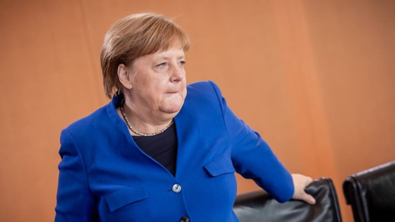 Eine Zukunft auf einem EU-Posten? Bundeskanzlerin Angela Merkel im Kanzleramt.