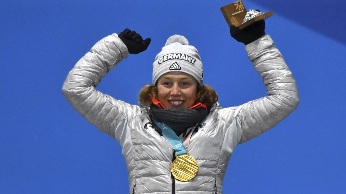 An die Olympischen Spiele in Pyeongchang erinnert sich Laura Dahlmeier gerne zurück.