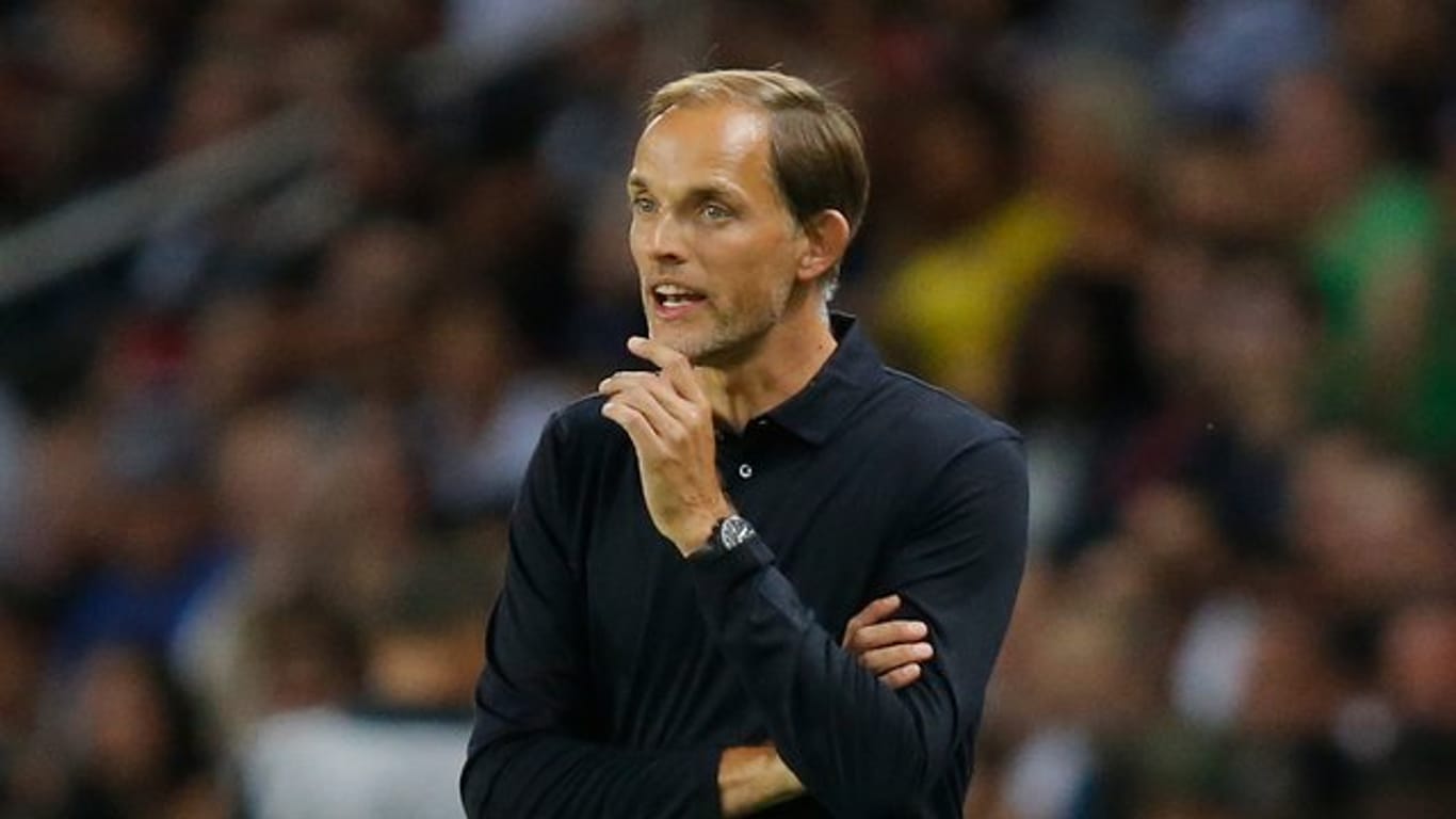 Hält eine Verpflichtung von Antoine Griezmann als nicht realistisch: PSG-Coach Thomas Tuchel.