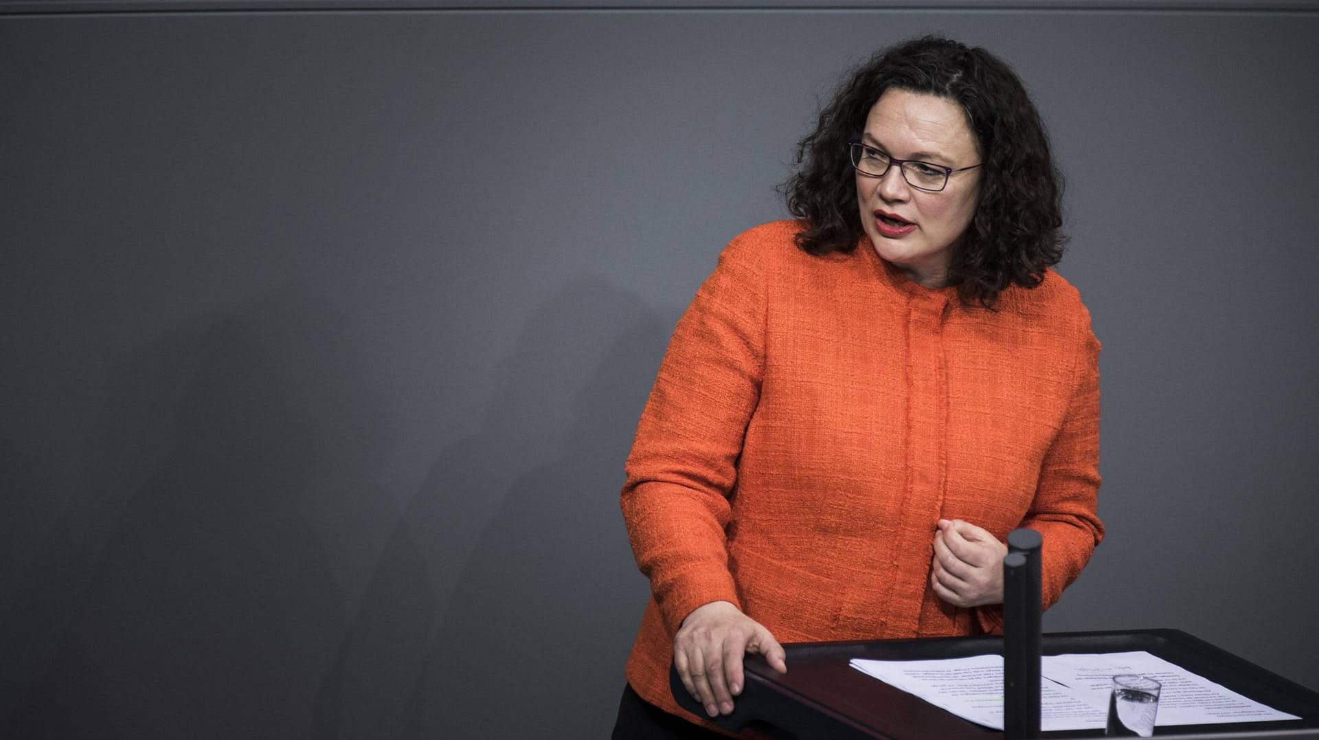 Andrea Nahles: Die SPD-Vorsitzende sieht auch den österreichischen Kanzler in der Verantwortung – er habe die Rechten in die Regierung geholt. (Archivbild)