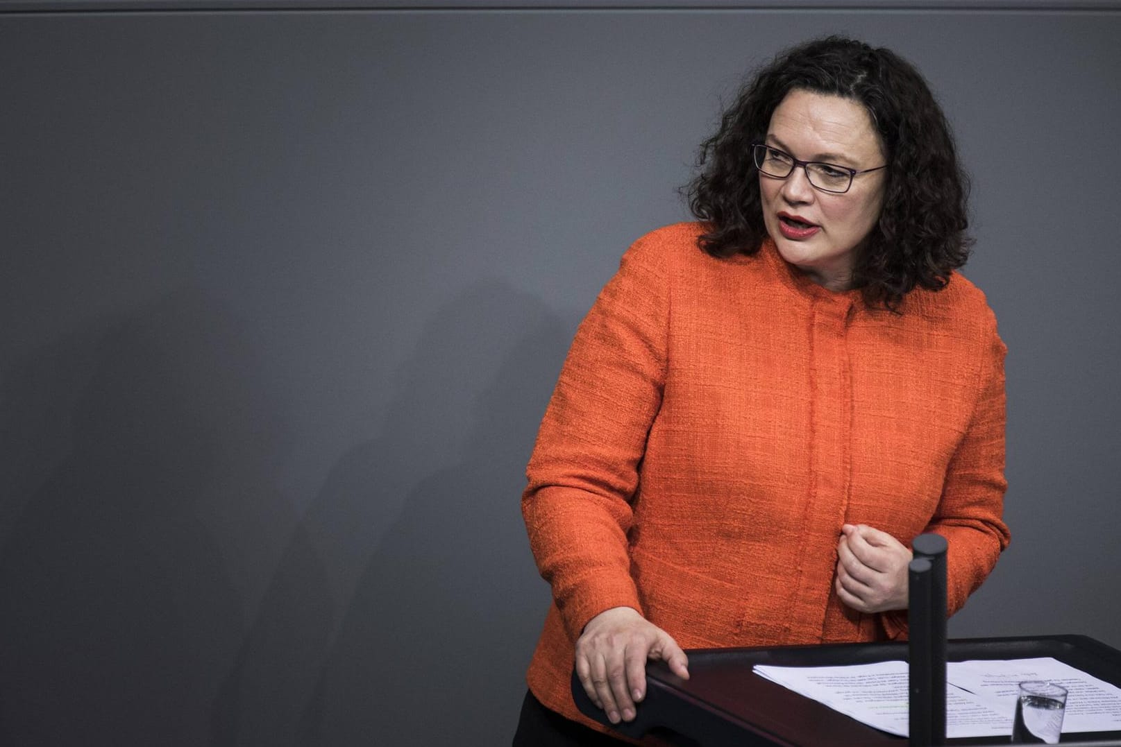 Andrea Nahles: Die SPD-Vorsitzende sieht auch den österreichischen Kanzler in der Verantwortung – er habe die Rechten in die Regierung geholt. (Archivbild)