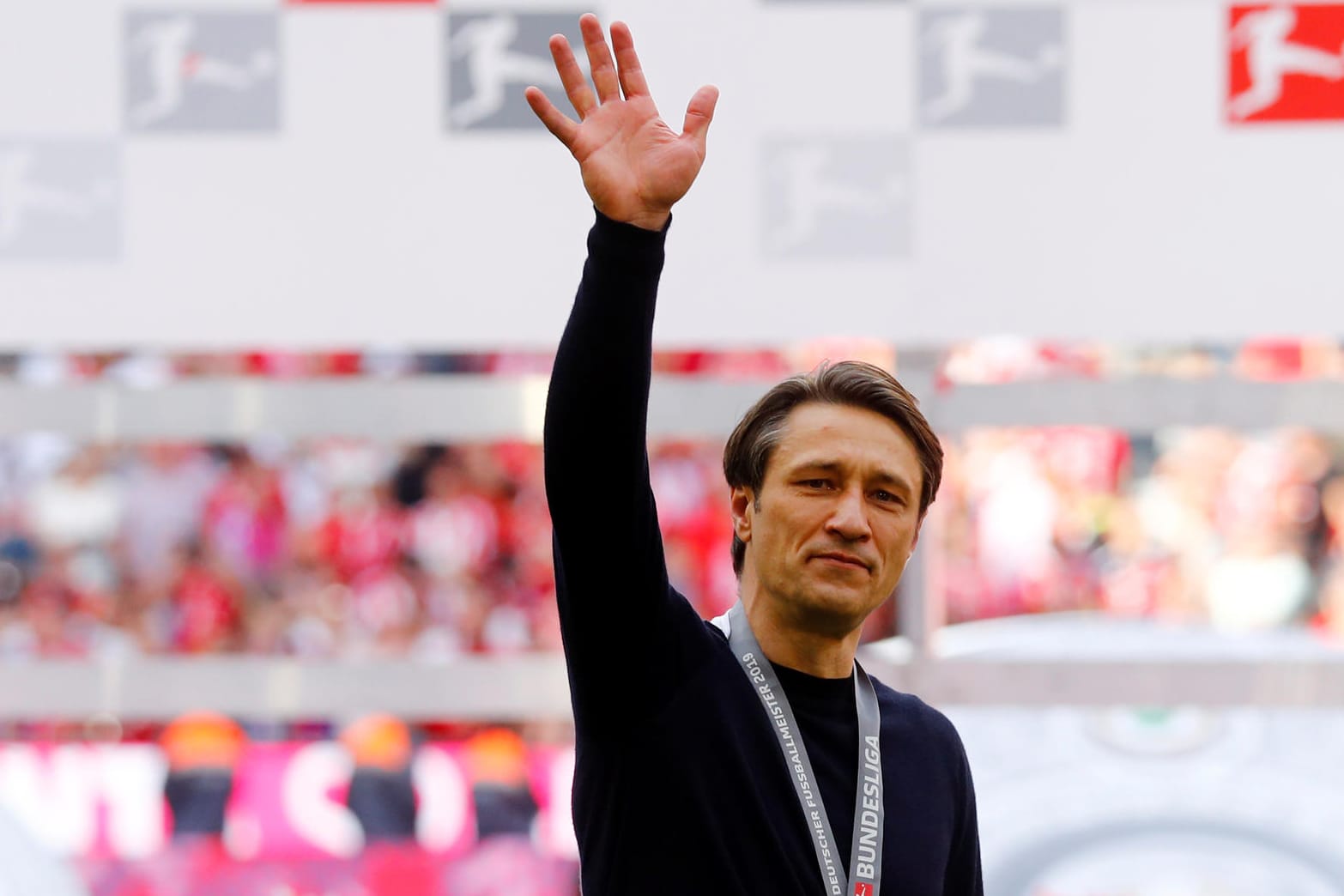 Klare Meinung zu seiner Zukunft: Bayern-Trainer Niko Kovac nach dem letzten Saisonspiel gegen Frankfurt.