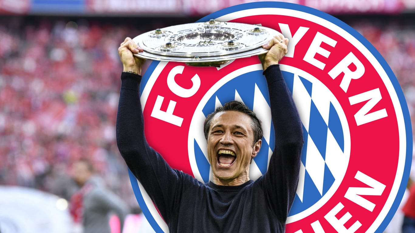 Stolzer Titelträger: Bayern-Cheftrainer Niko Kovac führte den FC Bayern München zur nächsten Meisterschaft.