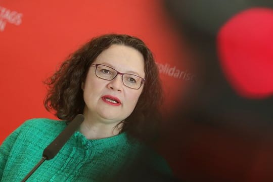 Andrea Nahles ist Partei- und Fraktionschefin der Sozialdemokraten.