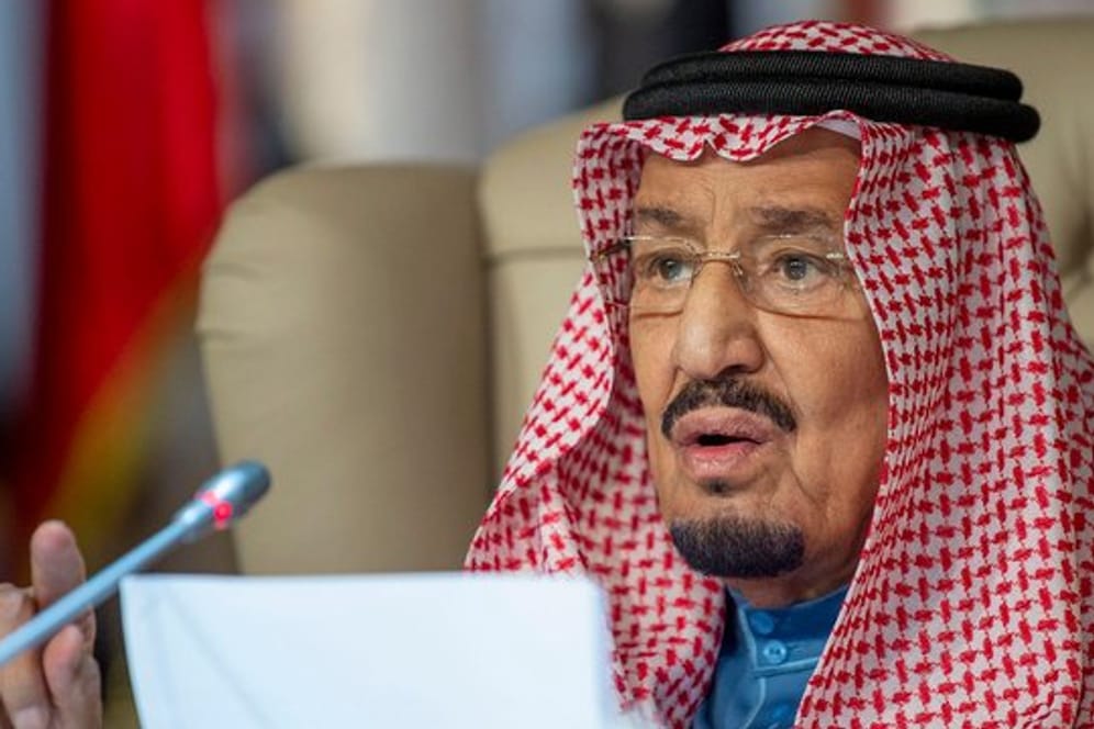 Der saudische König Salman bin Abdulaziz Al Saud Ende März bei einem Gipfel der Arabischen Liga in Tunis.