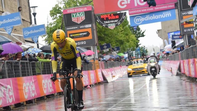 Primoz Roglic gewann das Einzelzeitfahren der 9.