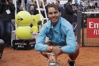 Rafael Nadal hat zum neunten Mal das Turnier in Rom gewonnen.