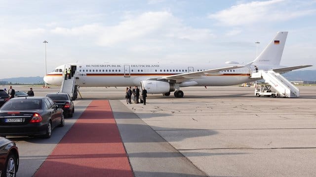 Der Airbus A321 der Flugbereitschaft der Bundeswehr.