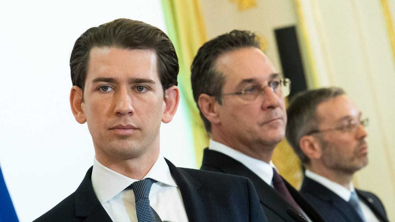 Sebastian Kurz, Vizekanzler Heinz-Christian Strache und Innenminister Herbert Kickl: Müssen am Ende alle FPÖ-Minister das Kabinett verlassen?