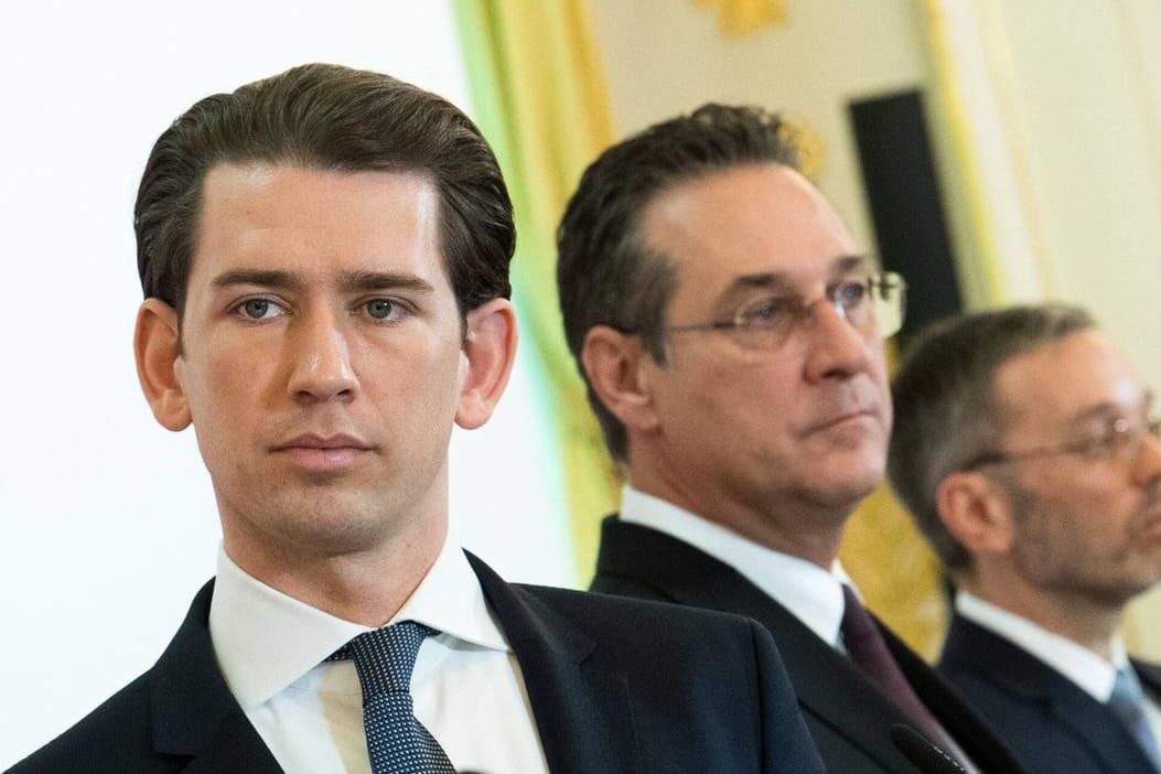 Sebastian Kurz, Vizekanzler Heinz-Christian Strache und Innenminister Herbert Kickl: Müssen am Ende alle FPÖ-Minister das Kabinett verlassen?