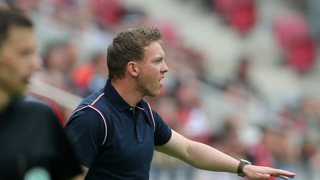 Trainer Julian Nagelsmann will mit RB Leipzig Meister werden.