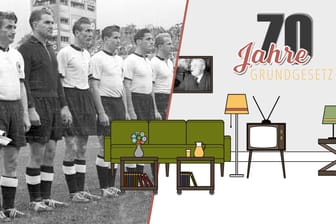 Die Mannschaft des "Wunders von Bern: t-online.de feiert 70 Jahre Grundgesetz
