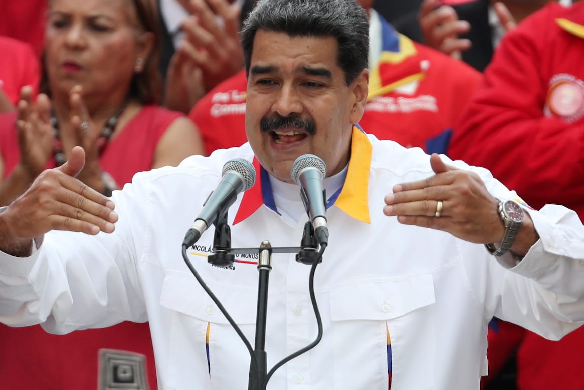 Venezuela Präsident Nicolás Maduro: Einen möglichen Termin für Neuwahlen nannte er nicht.