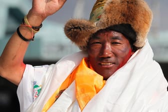 Der nepalesische Sherpa Kami Rita: Der Rekordhalter erklomm den Mount Everest erstmals 1994.