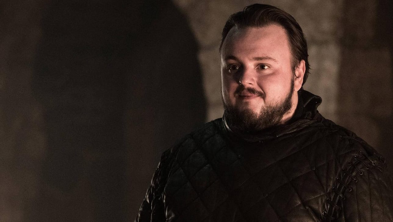 John Bradley als Samwell Tarly: Hinter seinem Bein hatte sich etwas versteckt.