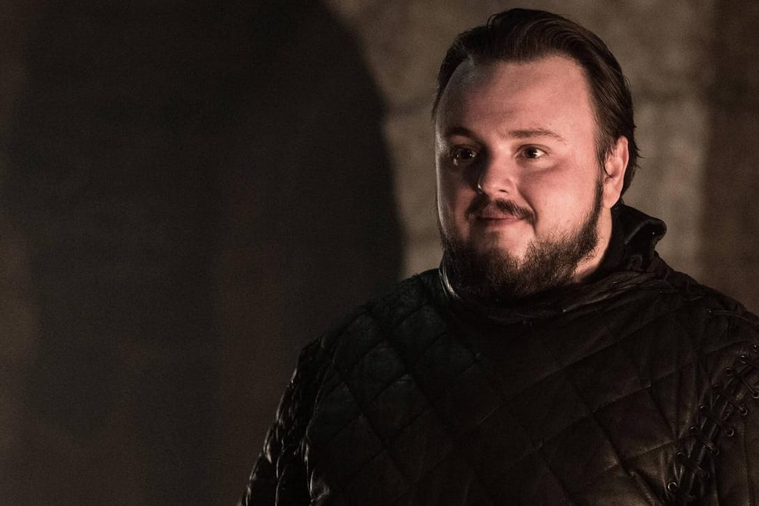 John Bradley als Samwell Tarly: Hinter seinem Bein hatte sich etwas versteckt.