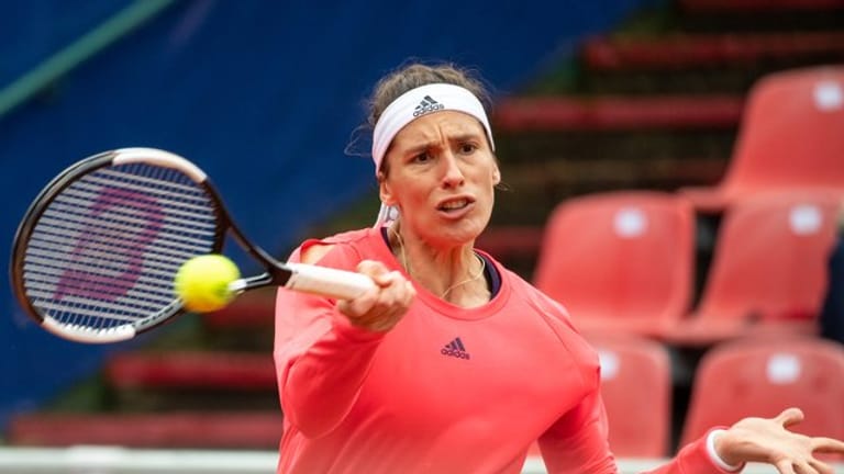 Andrea Petkovic gewann ihr Auftaktspiel in Nürnberg.