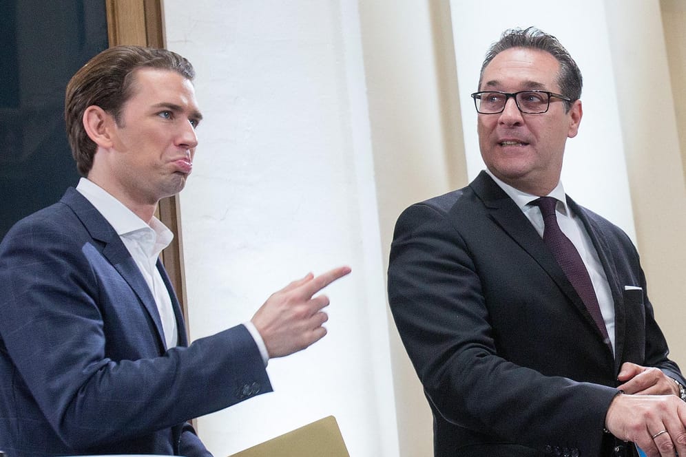 Sebastian Kurz und Heinz-Christian Strache: Ihre blau-violette Koalition hielt nur 18 Monate.