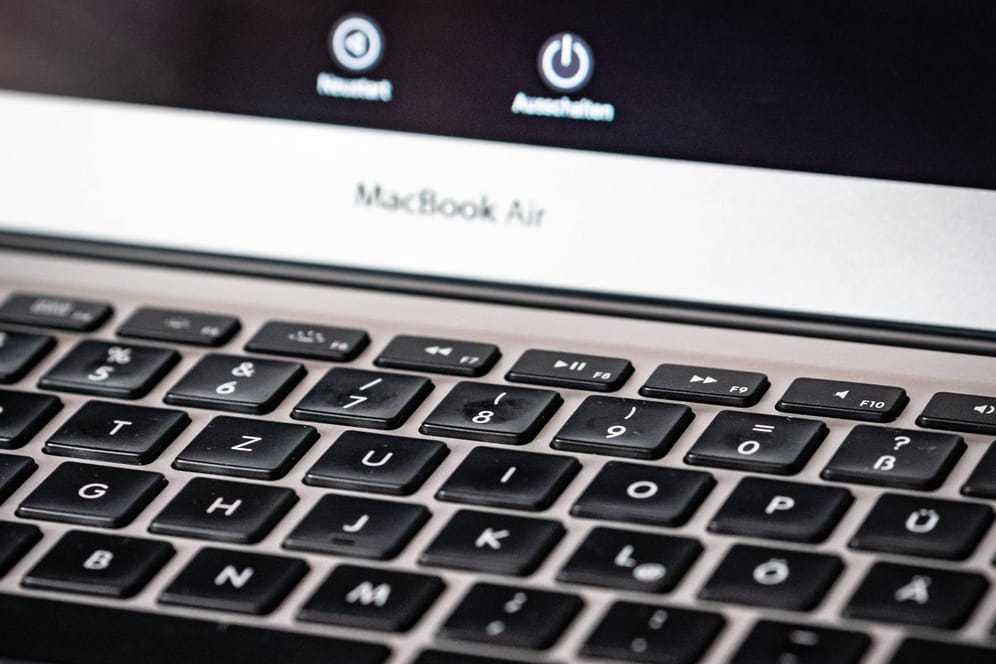 Tastatur eines MacBook Air: Die extradünne Tastatur macht Probleme.