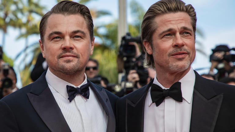 Leonardo DiCaprio und Brad Pitt kommen zur Premiere des Films "Once Upon a Time in Hollywood" auf dem 72. Internationalen Filmfestival in Cannes.