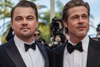 Leonardo DiCaprio und Brad Pitt kommen zur Premiere des Films "Once Upon a Time in Hollywood" auf dem 72. Internationalen Filmfestival in Cannes.