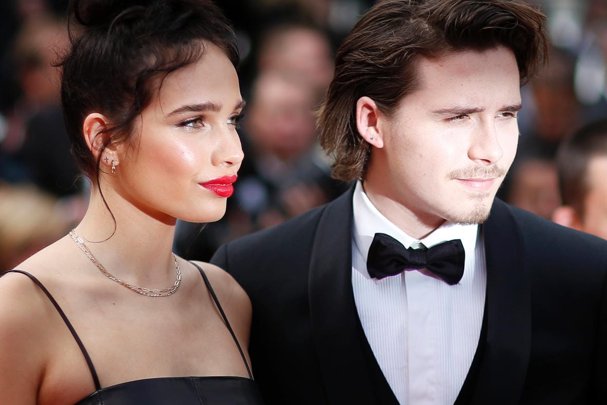 Hana Cross und Brooklyn Beckham: Sie ließen sich die Premiere des neuen Tarantino-Films nicht entgehen.