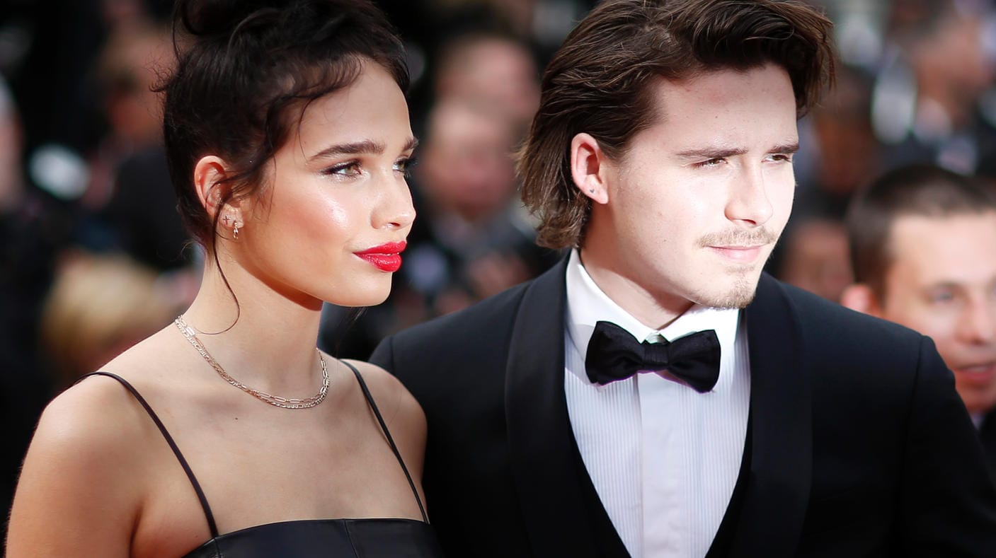 Hana Cross und Brooklyn Beckham: Sie ließen sich die Premiere des neuen Tarantino-Films nicht entgehen.