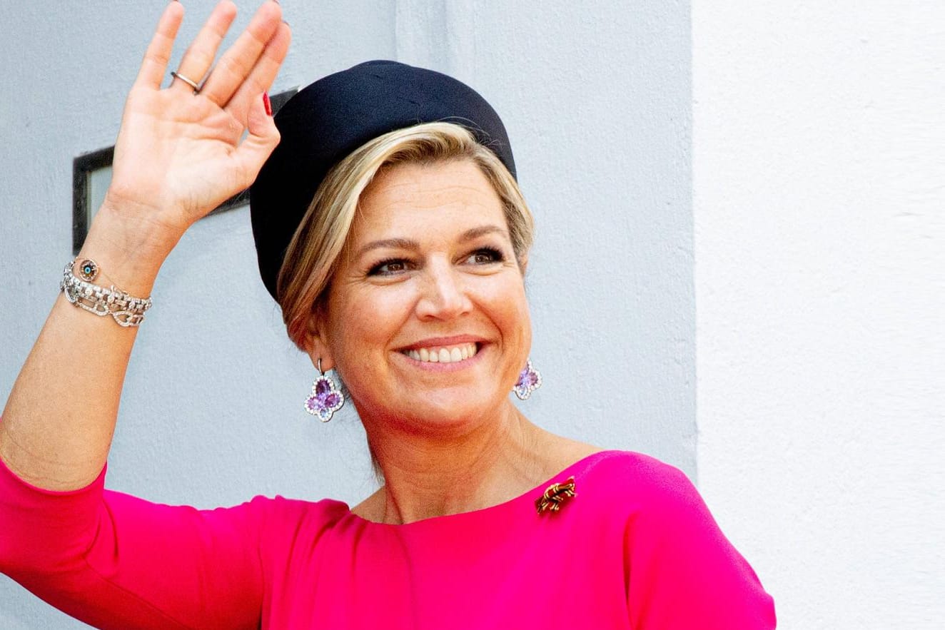 Königin Máxima: Sie setzte bei ihrem Deutschlandbesuch auf Farbe.