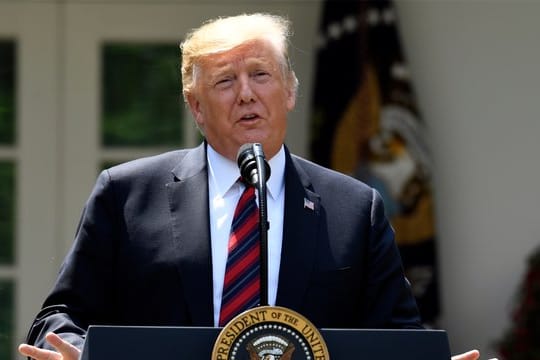 Trump wirft den Demokraten vor, die Russland-Untersuchungen über die Beeinflussung der Präsidentschaftswahl 2016 angestoßen zu haben, um ihn zu stürzen.