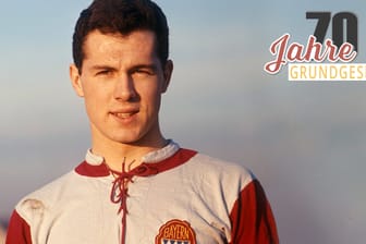 Ein Leben beim FC Bayern: Franz Beckenbauer im August 1963.