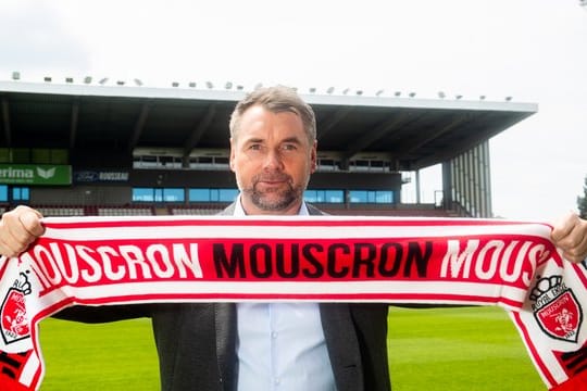 Bernd Hollerbach ist der neue Trainer des belgischen Clubs Royal Excel Mouscron.