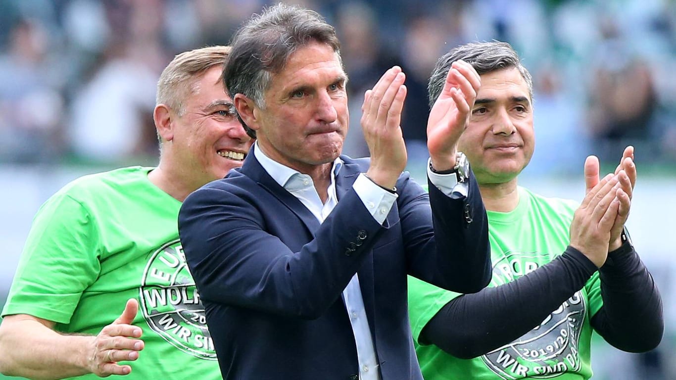 Bruno Labbadia: Der Trainer verabschiedete sich mit der erfolgreichen Europapokal-Qualifikation vom VfL Wolfsburg.