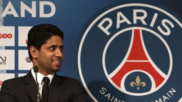 Gegen den PSG-Päsidenten Nasser al-Khelaifi läuft ein Ermittlungsverfahren. Gegen den PSG-Päsidenten Nasser al-Khelaifi läuft ein Ermittlungsverfahren.
