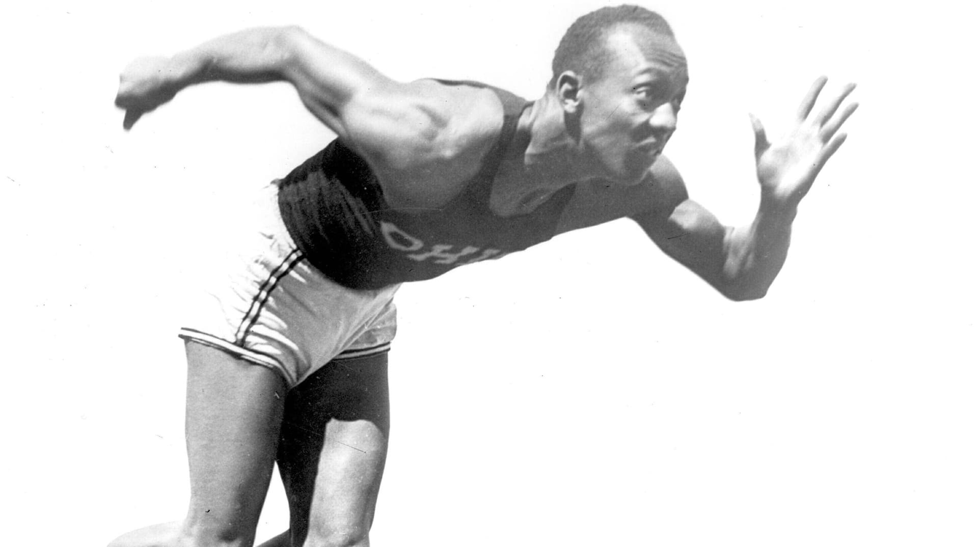 In Sprint, Hürdenlauf und Weitsprung: Jesse Owens startete als Student für die Ohio State Universität. In Sprint, Hürdenlauf und Weitsprung: Jesse Owens startete als Student für die Ohio State Universität.