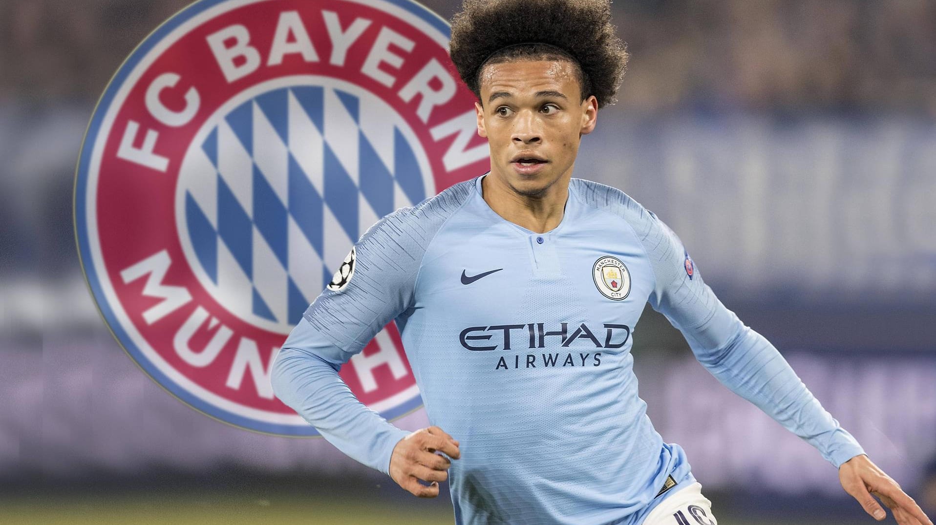 Wechselgerüchte: Leroy Sané spielt seit 2016 bei Manchester City. Nun scheint er ein ernsthaftes Thema beim FC Bayern zu sein.