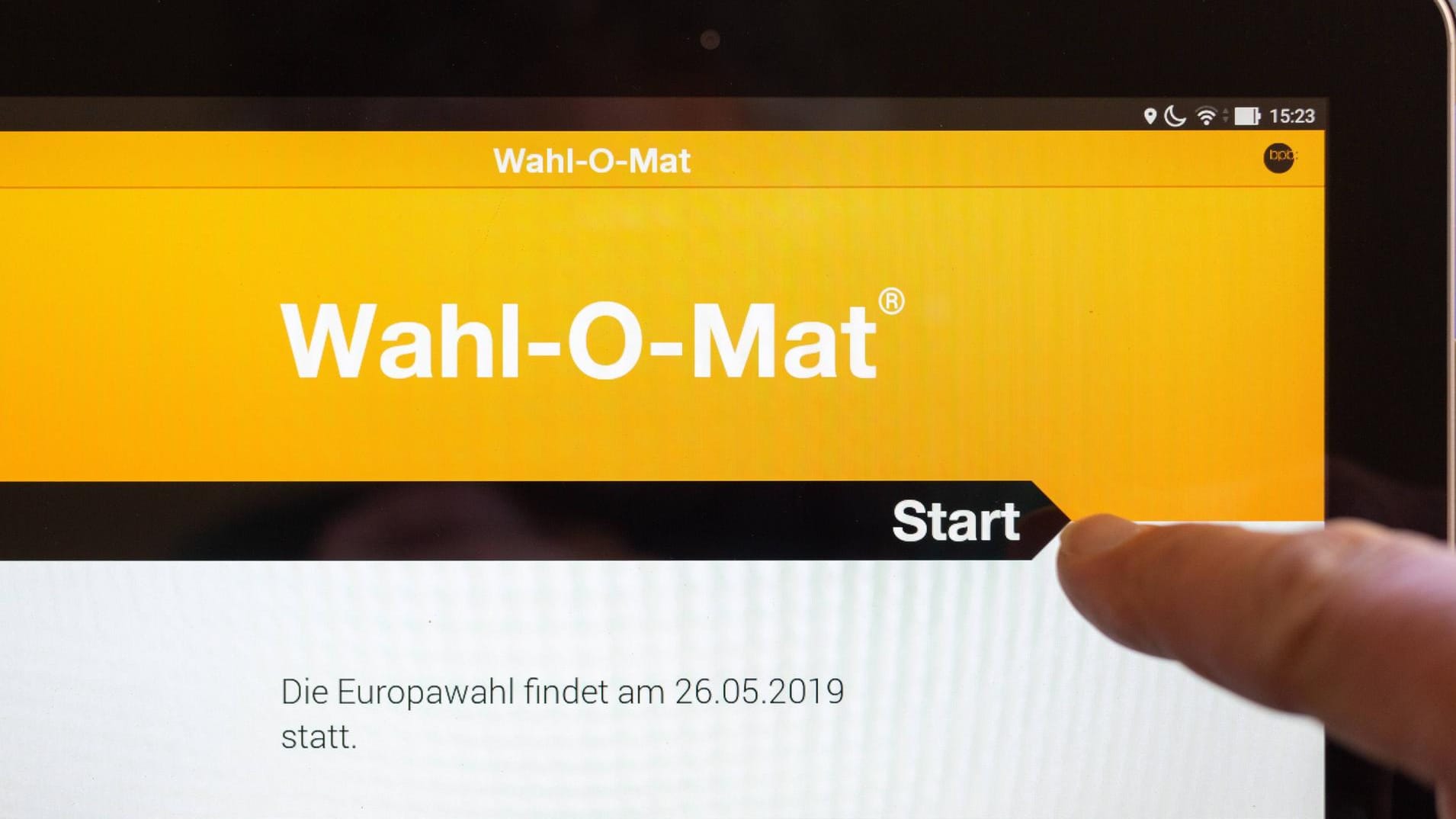 Wahl-O-Mat für die Europawahl: Offenbar soll er schon bald wieder online gehen.