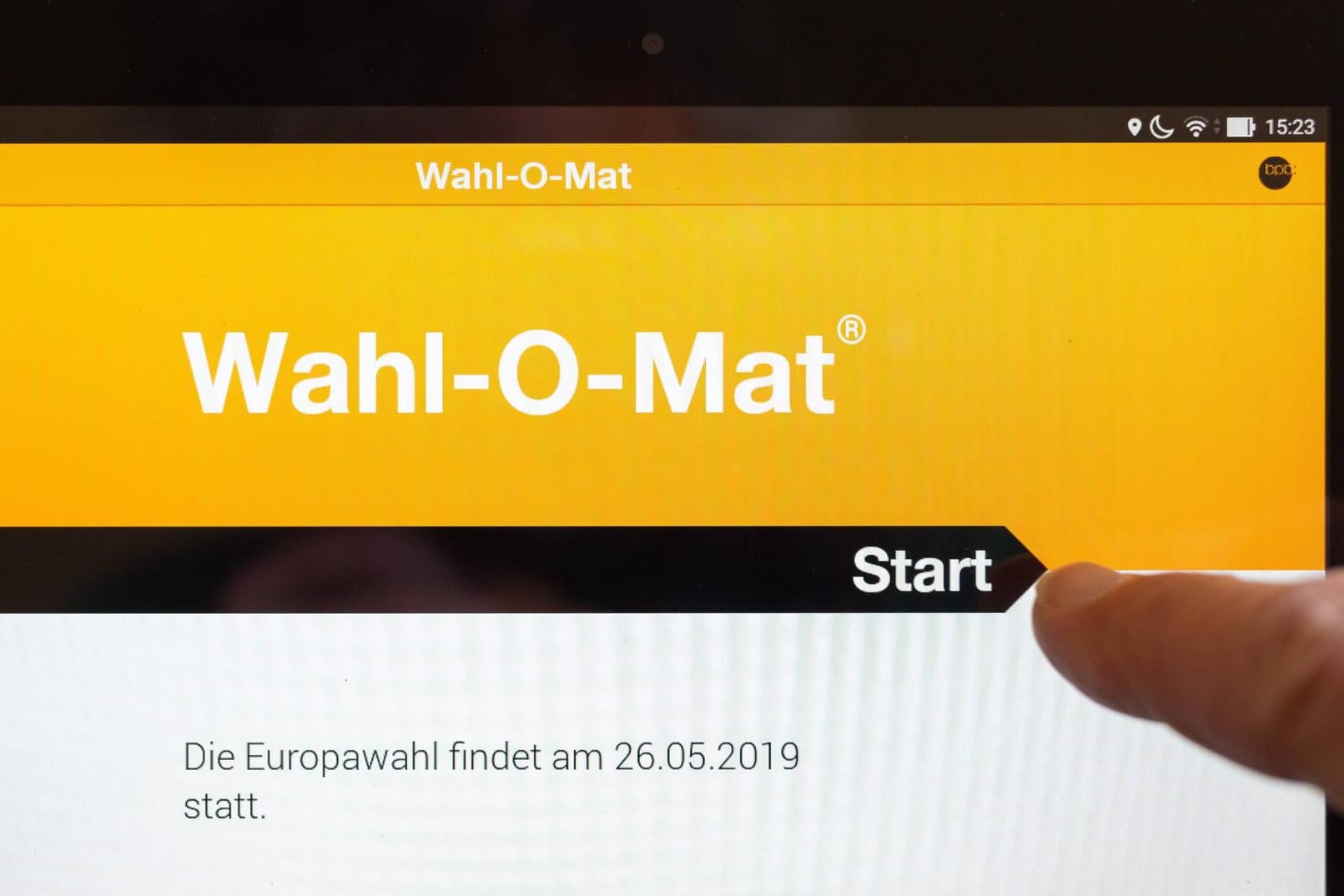 Wahl-O-Mat für die Europawahl: Offenbar soll er schon bald wieder online gehen.