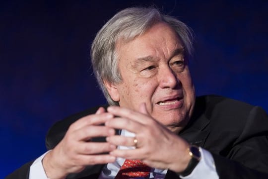 Antonio Guterres: Der Generalsekretär der Vereinten Nationen setzt sich gegen Hassbotschaften ein.