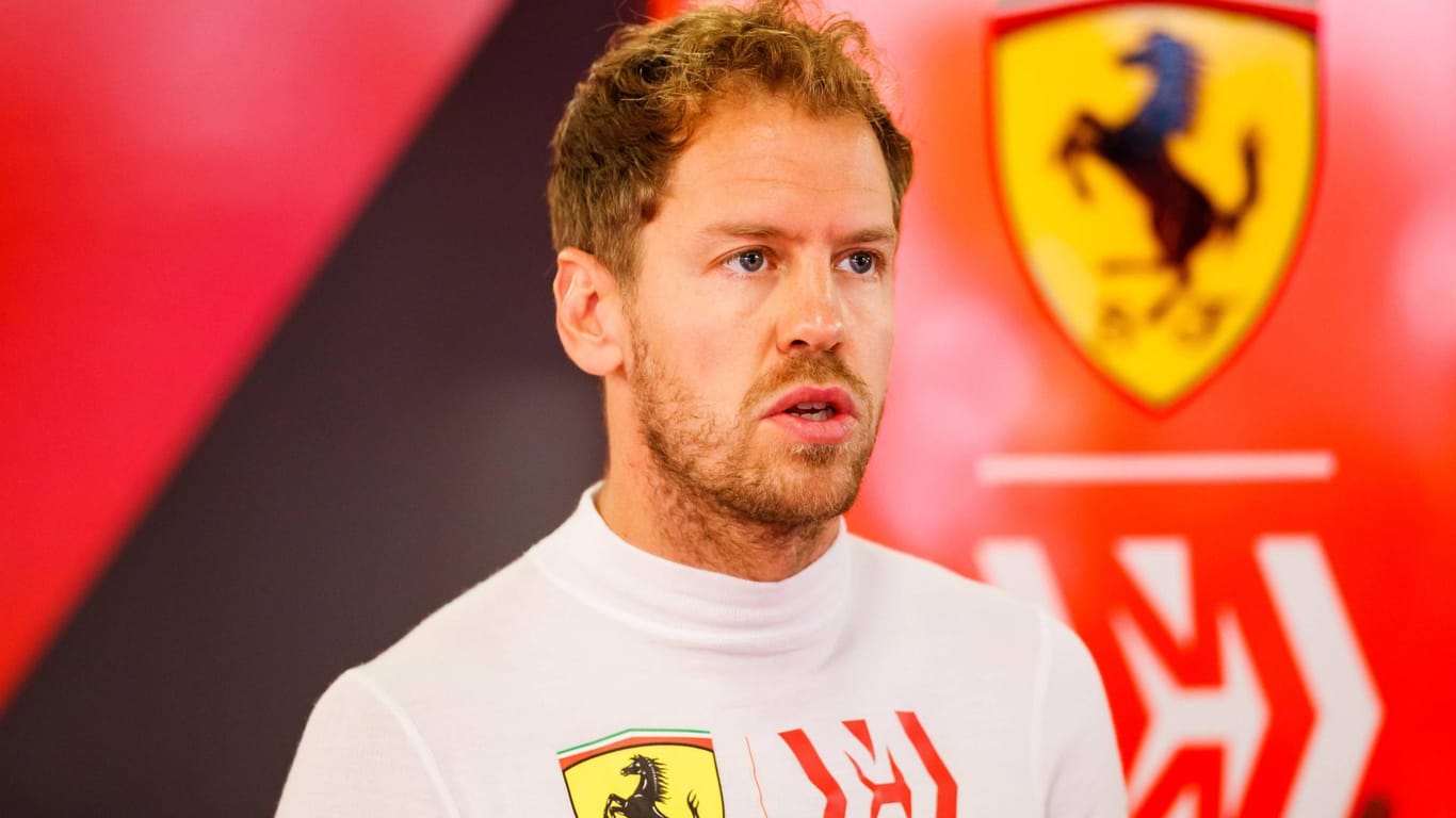 Große Geste: Sebastian Vettel.