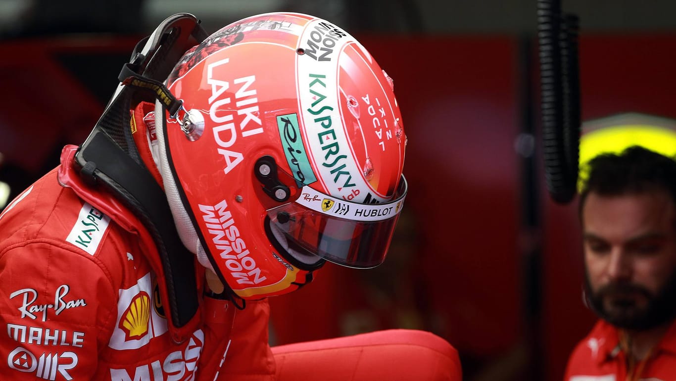 Abschied von einer Legende: Sebastian Vettels Helm erinnert an Niki Lauda.