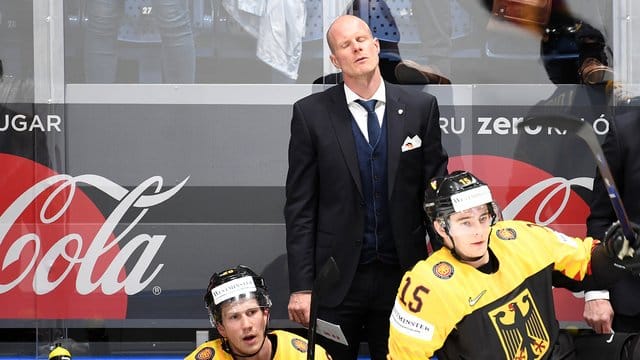 Bundestrainer Toni Söderholm war trotz der Niederlage im WM-Viertelfinale stolz auf seine Spieler.