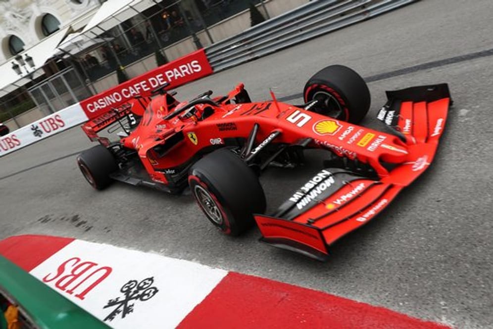 Der Ferrari von Sebastian Vettel ist zu langsam.