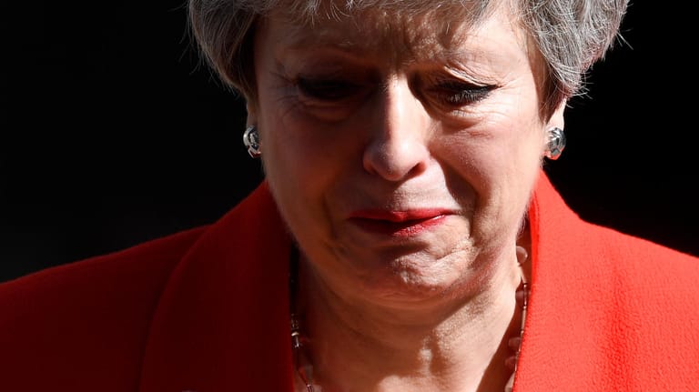 Die britische Premierministerin Theresa May tritt am 7. Juni zurück.