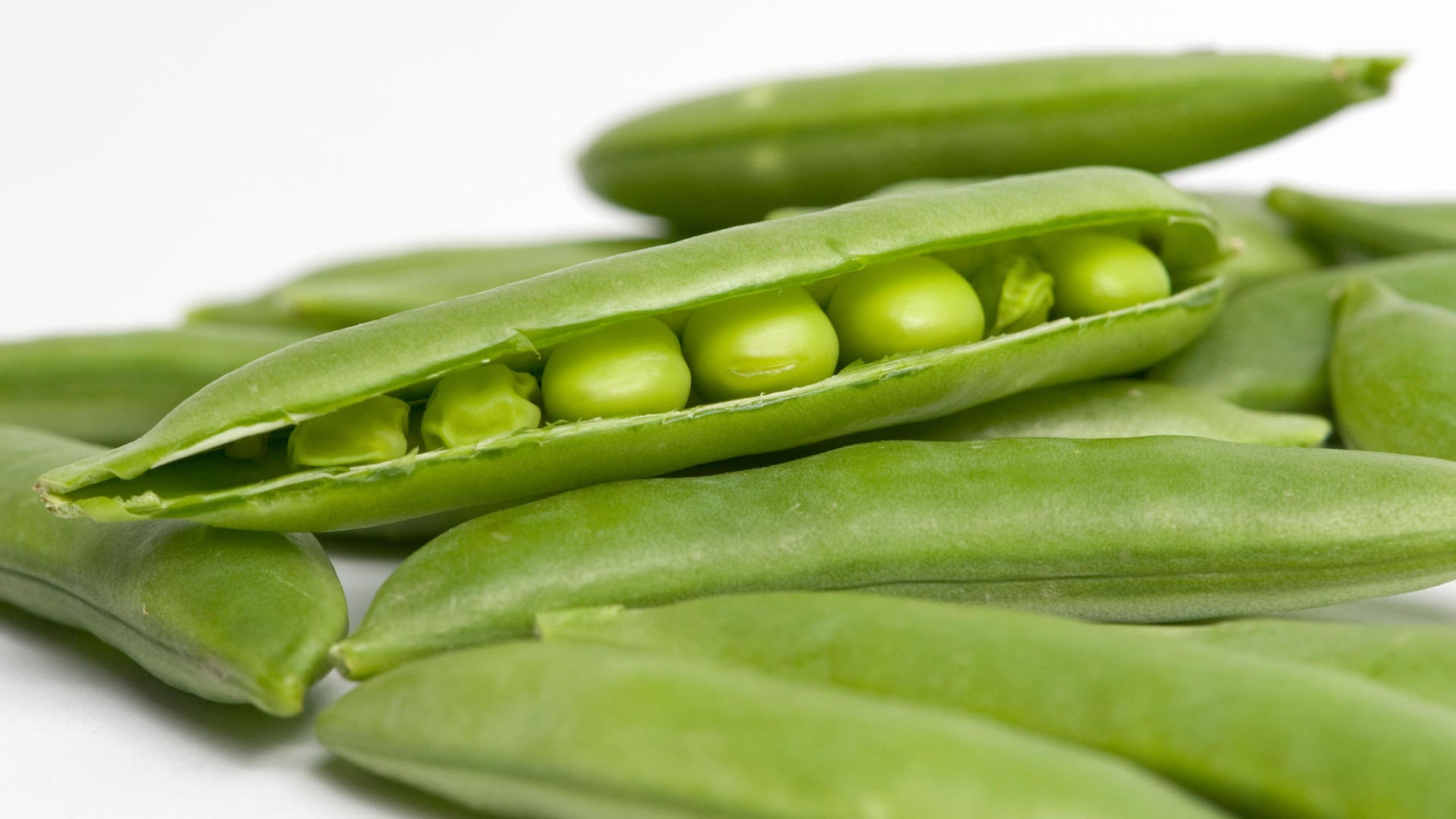 Frische Erbsen: Sie sollten 10 bis 15 Minuten lang gekocht werden.