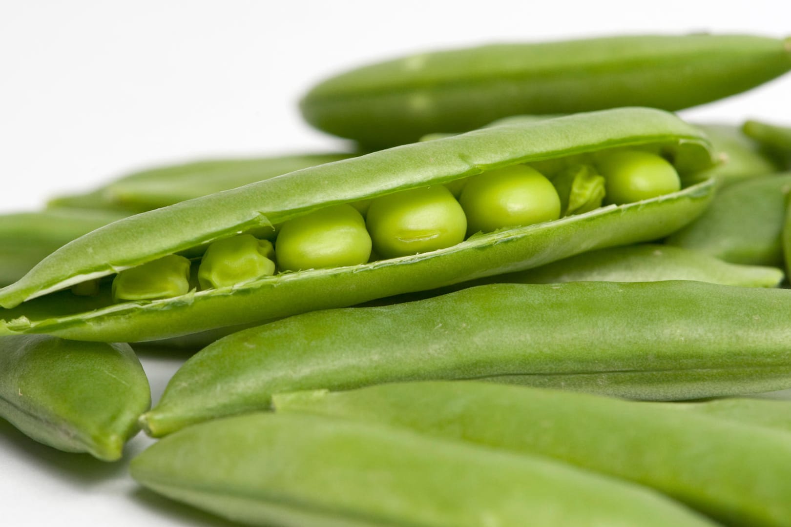 Frische Erbsen: Sie sollten 10 bis 15 Minuten lang gekocht werden.