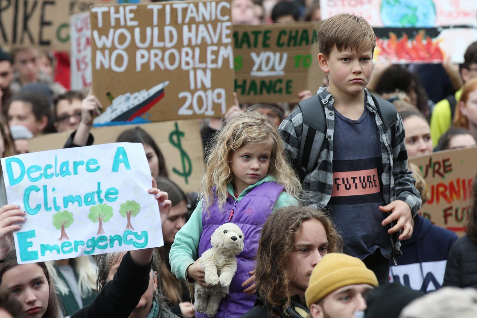 Klimaproteste in Melbourne: Über 300.000 Kinder haben die Schule am 24. Mai ausfallen lassen.