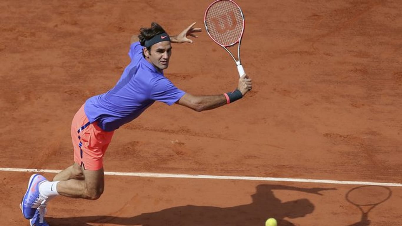 Tennisstar Roger Federer trifft in seinem French-Open-Auftaktmatch auf den Italiener Lorenzo Sonego.