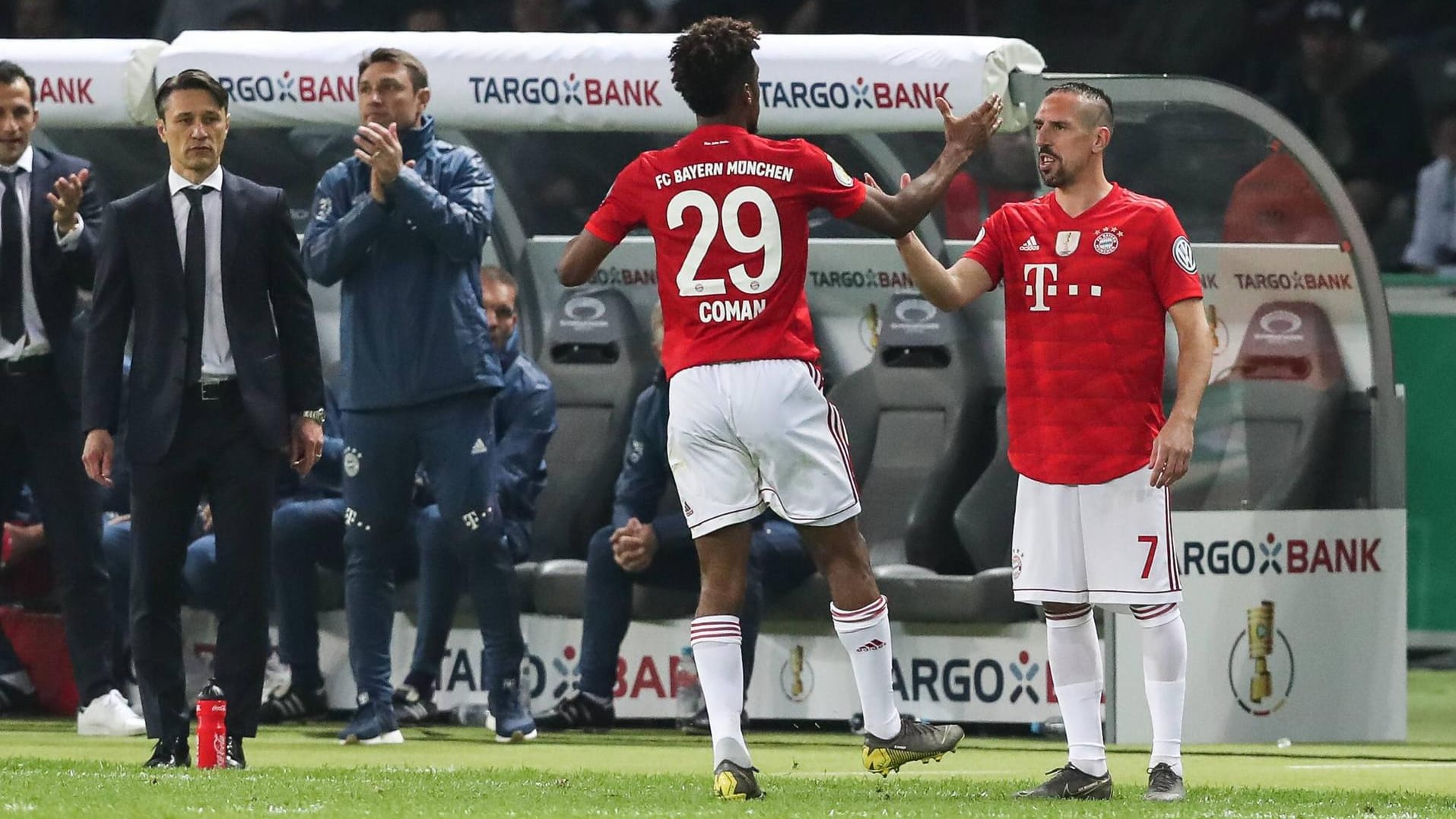 Eingewechselt für Kingsley Coman: Franck Ribéry.