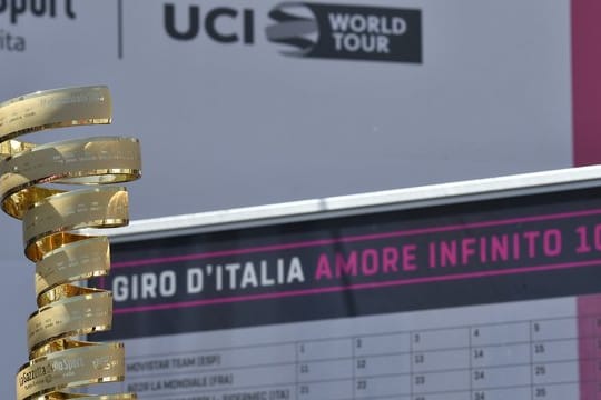 Die Trophäe des Giro d’Italia.